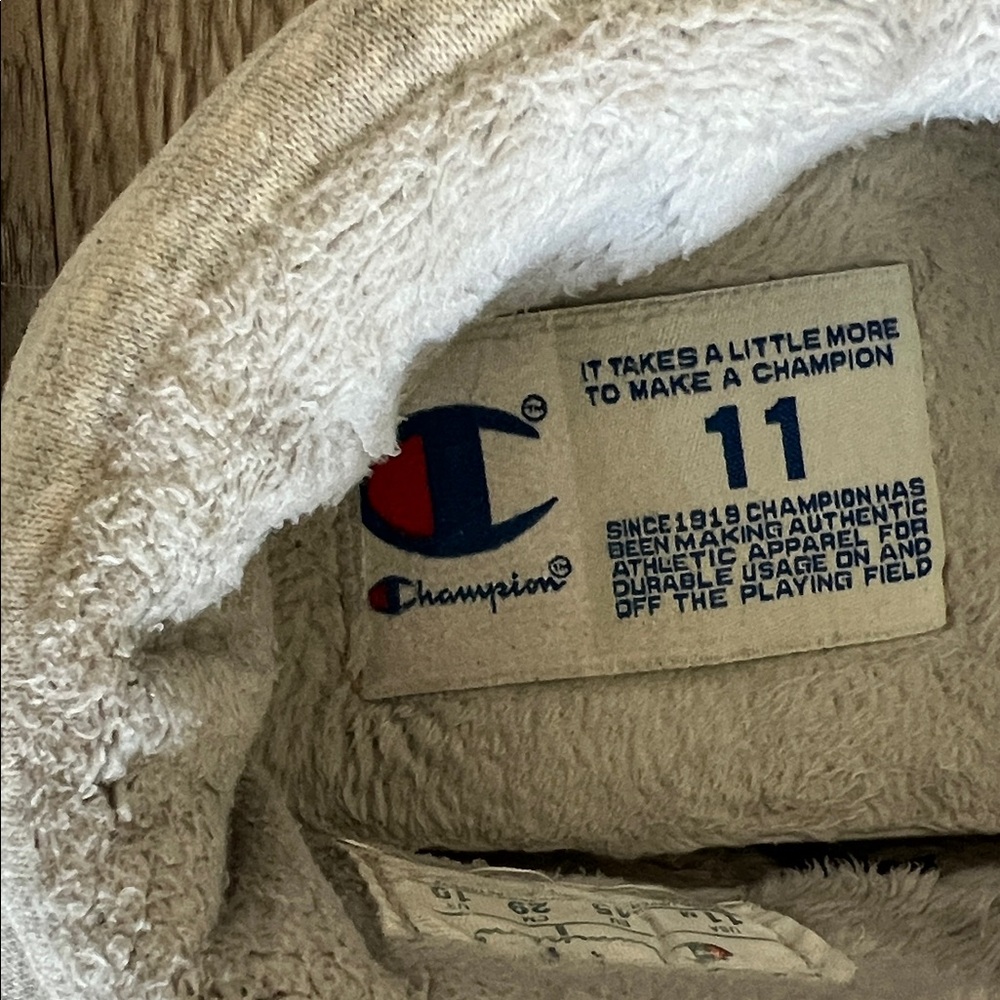 Champion University II Gray Slippers Men's Shoes Red Blue Sole Sz 11 - Picture 9 of 12
